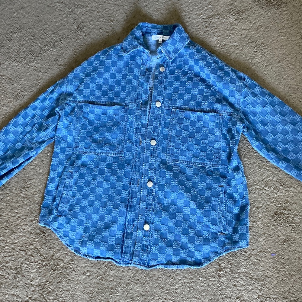 Emory Park checkered jacket size small